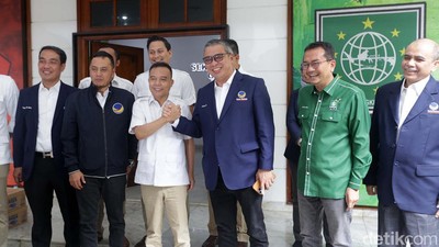 Elite NasDem Sambangi Sekber Gerindra-PKB, Bahas Pilpres?