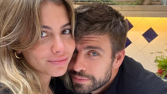 Gerard Pique dan Clara Chia Marti go public di Instagram.