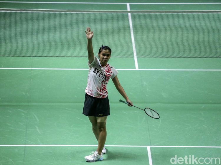 Ekspresi Gregoria Usai Lolos ke Perempatfinal Indonesia Masters
