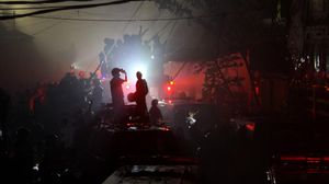 Gedung SDM Polda Kalsel Terbakar