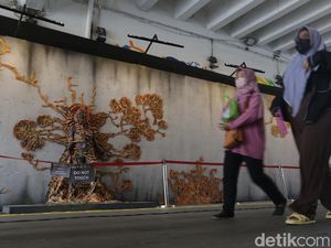 Potret Mural 3D di Terowongan Kendal yang Terinspirasi Serial The Last of Us
