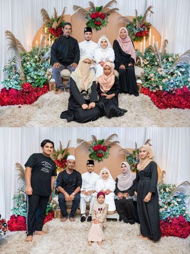 Pasangan viral di media sosial, Muhammad Nashrul dan Nurul Anis Natasya.