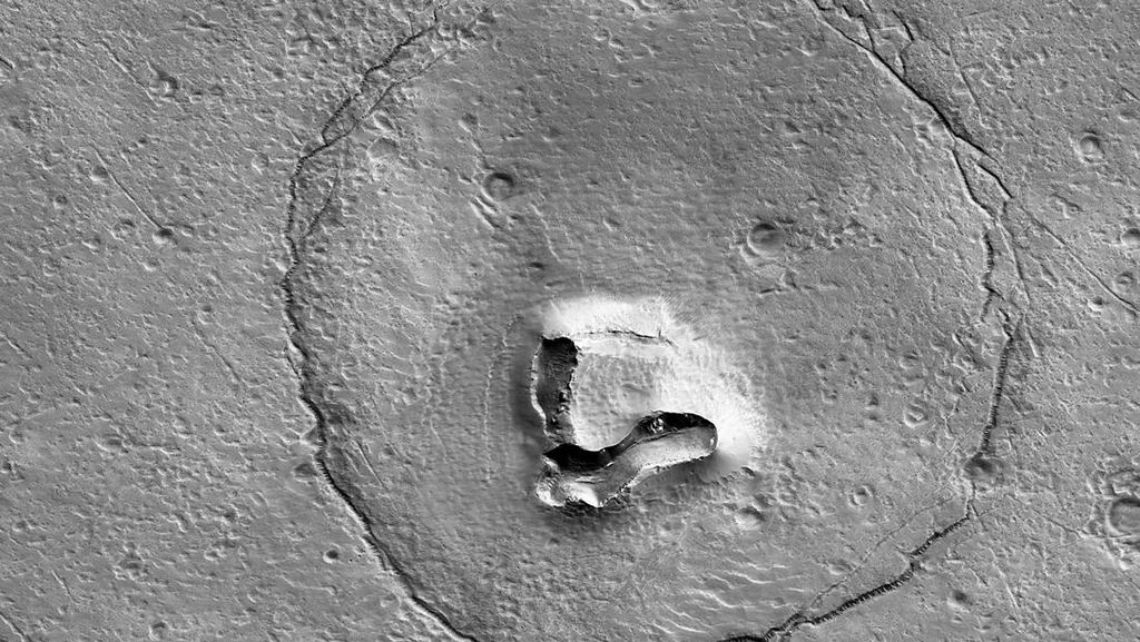 NASA Temukan Wajah Beruang Raksasa di Mars!