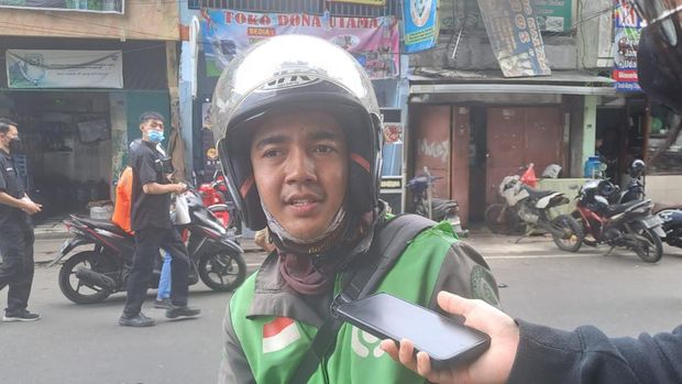 Pengendara ojol di DKI (Rumondang/detikcom)
