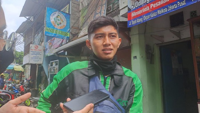 Pengendara ojol di DKI (Rumondang/detikcom)