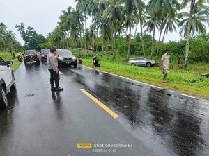 4 Warga di Minahasa Selatan Saling Tabrak Mobil Vs Motor, 1 Orang Tewas
