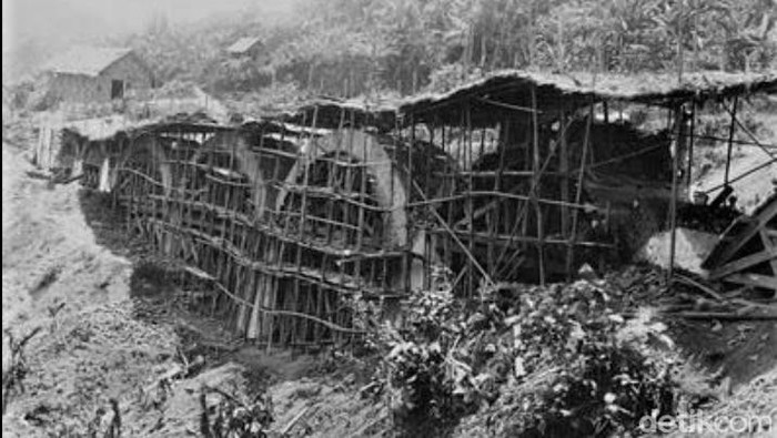 Proses Pembangunan jembatan Cikacepit 1917