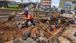 Proyek Gorong-gorong di Cipulir Masih Lanjut, Macetnya Ampun-ampunan