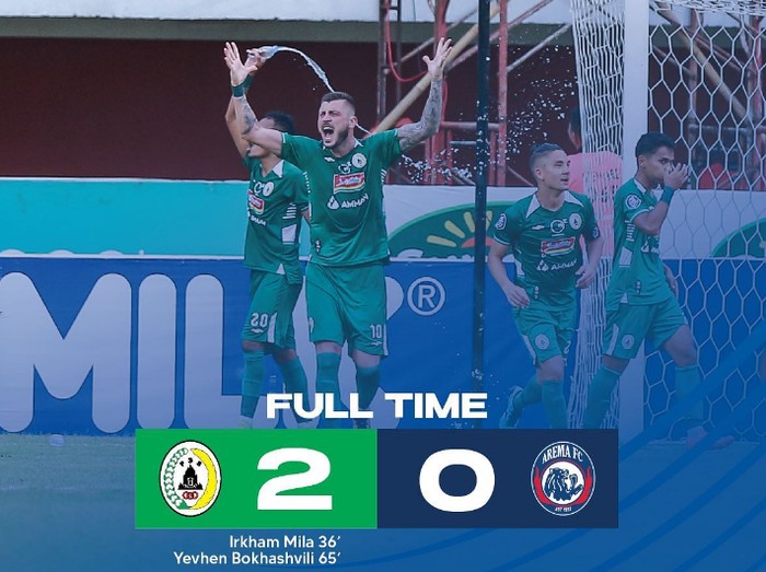 Arema FC menelan kekalahan dalam laga Liga 1 2022/2023 pekan ke-20. Skuad Singo Edan kalah 0-2 oleh PSS Sleman.