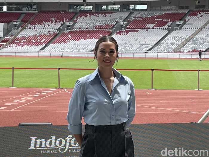 raisa Raisa saat ditemui di GBK.
