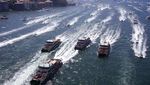 Seru! Parade Kapal di Sydney Harbour Saat Hari Kebangsaan Australia
