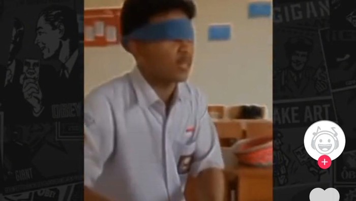 Tangkapan layar video viral Aiya Susanti yang diviralkan siswa di Tasikmalaya