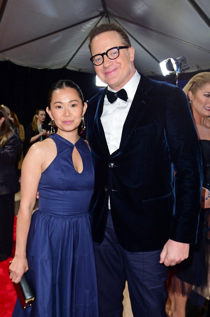 PALM SPRINGS, CALIFORNIA - JANUARY 05: (L-R) Hong Chau and Brendan Fraser attend the 34th Annual Palm Springs International Film Awards at Palm Springs Convention Center on January 05, 2023 in Palm Springs, California.   Vivien Killilea/Getty Images for Palm Springs International Film Society/AFP (Photo by Vivien Killilea / GETTY IMAGES NORTH AMERICA / Getty Images via AFP)
