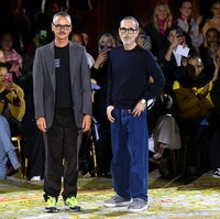 Inilah Viktor Horsting dan Rolf Snoeren, desainer yang berada di balik konsep presentasi koleksi yang unik tersebut. (Foto: Dominique Charriau/WireImage)