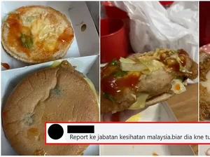 Wanita Ini Beli Chicken Burger dari Restoran Fast Food tapi Berjamur dan Basi