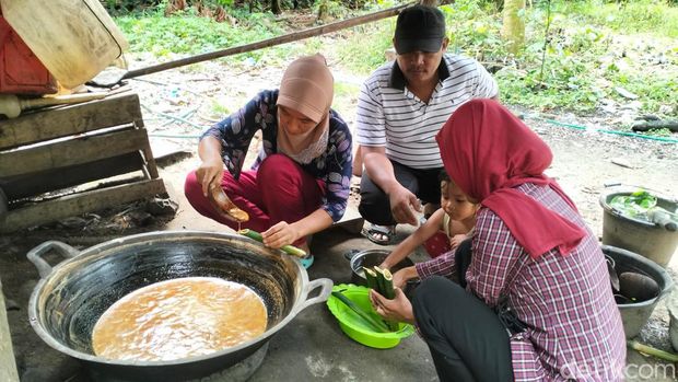 Co'ro, kuliner khas Polewali Mandar (Polman), Sulawesi Barat (Sulbar).