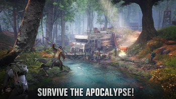 Di game The Walking Dead: Survivors, pemain diminta untuk bertahan hidup, dengan membangun pertahanan di kota tempat gamer tinggal. Foto: (Google Play Store).