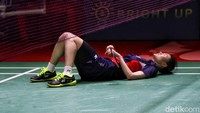 Han Yue pun lolos ke semifinal usai mengalahkan Gregoria.