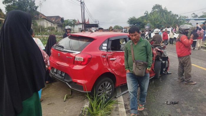 Kecelakaan Beruntun di Padang Panjang