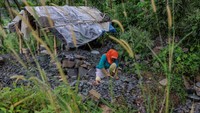 Para perajin lesung dan alu tersebut merupakan penduduk desa.