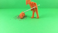 Melalui akun Instagram @mundane_matters, Danliang membagikan hasil karya food carving-nya ke penggemarnya yang berjumlah lebih dari 33.9 ribu followers. Foto: Instagram @mundane_matters