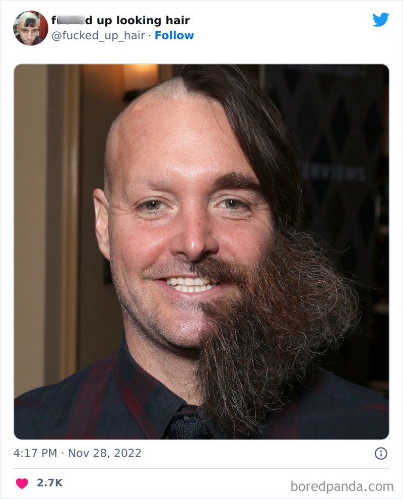 Model rambut unik dan tidak biasa di internet.