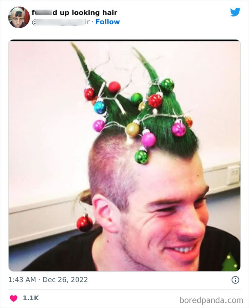 Model rambut unik dan tidak biasa di internet.