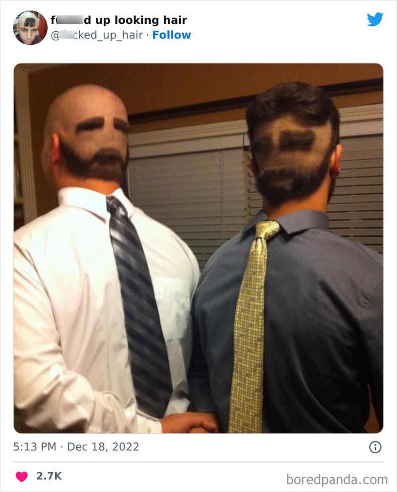 Model rambut unik dan tidak biasa di internet.