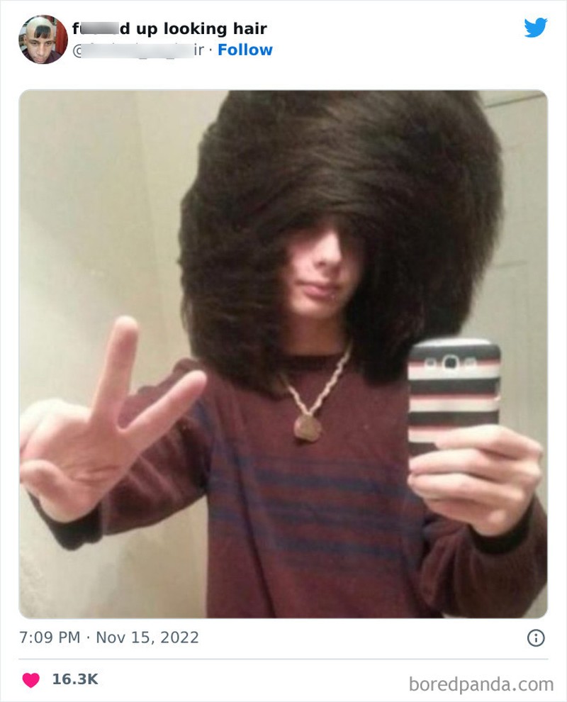 Model rambut unik dan tidak biasa di internet.