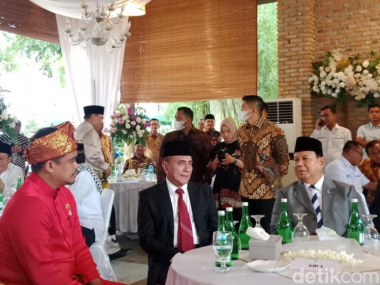 Momen Hangat Prabowo, Edy dan Bobby di Acara Nikahan Dahnil Anzar