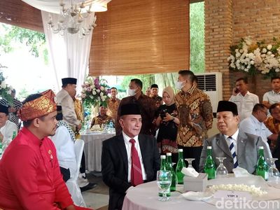 Momen Hangat Prabowo, Edy dan Bobby di Acara Nikahan Dahnil Anzar