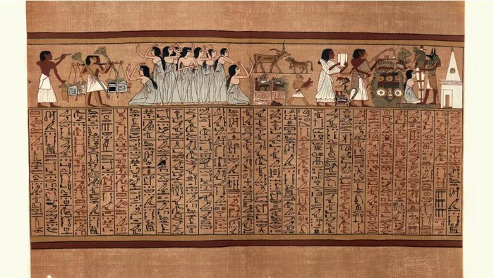 Papirus Kitab Orang Mati yang Ditemukan di Mesir