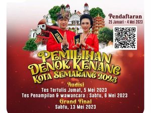 Pendaftaran Denok dan Kenang Kota Semarang 2023 Dibuka, Ini Syaratnya