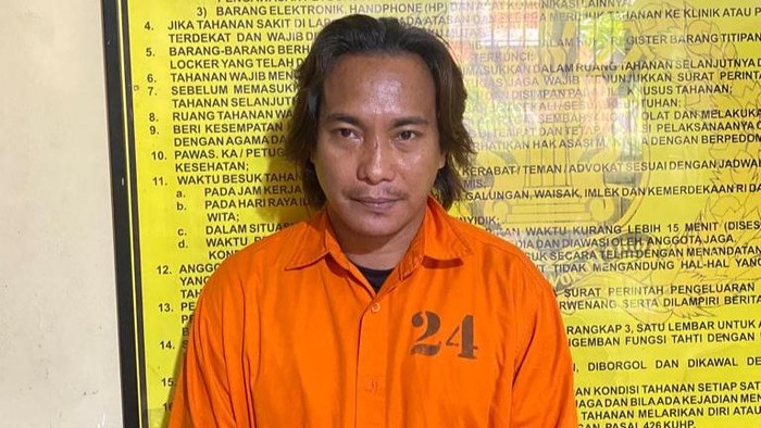 Polda Bali menangkap Donny Siswanto, penerima paket ganja 10,3 kg yang disebut milik narapidana LP Kerobokan.