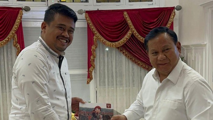 Prabowo Subianto dan Bobby Nasution (dok. Istimewa).