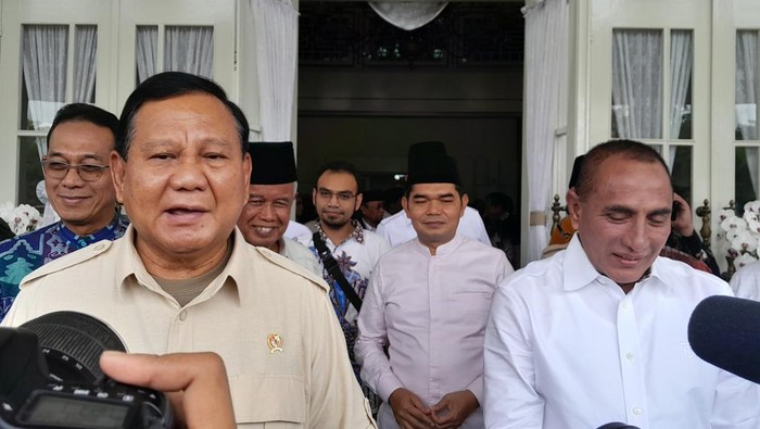 Prabowo Subianto dan Edy Rahmayadi (Nizar Aldi/detikSumut)