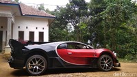 Replika Bugatti Vision GT di Bangkalan saat sudah jadi (potret samping)/Foto: Kamaluddin
