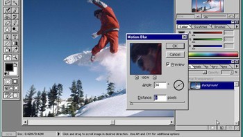 Begini tampilan Adobe Photoshop beberapa dekade lalu. Foto: Twitter/RetroTechDreams