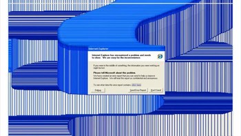 Ketika Internet Explorer eror....Foto: Twitter/RetroTechDreams