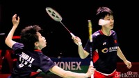 Liu Sheng Sun/Zhang Shu Xian kembali memenangi gim kedua dengan skor 21-9.