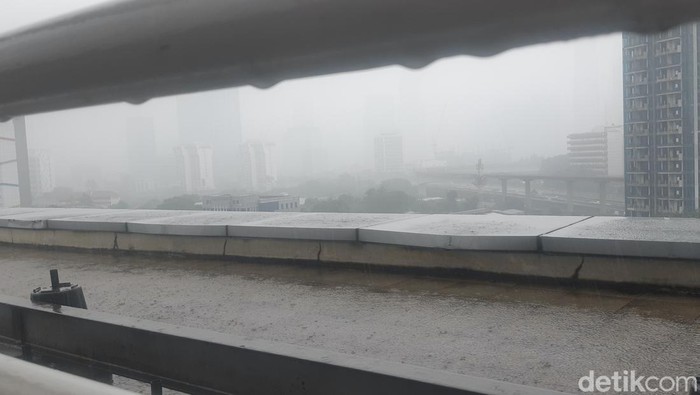 Hujan di Jakarta (Danu Damarjati/detikcom)
