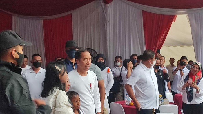 Jokowi hadiri acara family gathering Paspampres (Rizky-detikcom)