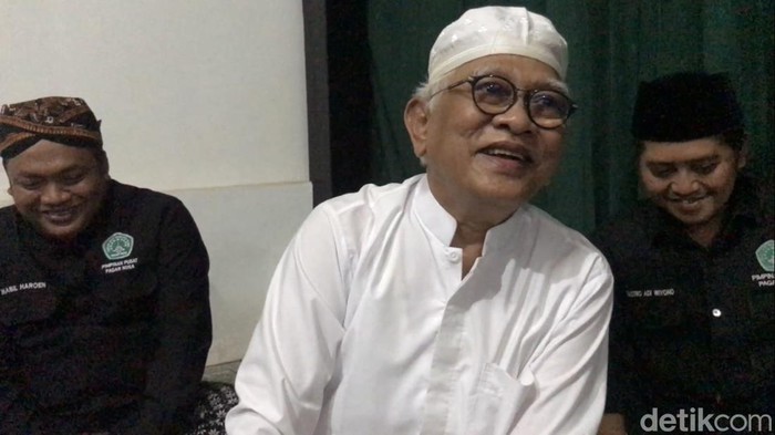 KH Ahmad Mustofa Bisri atau Gus Mus, Sabtu (28/1/2023).