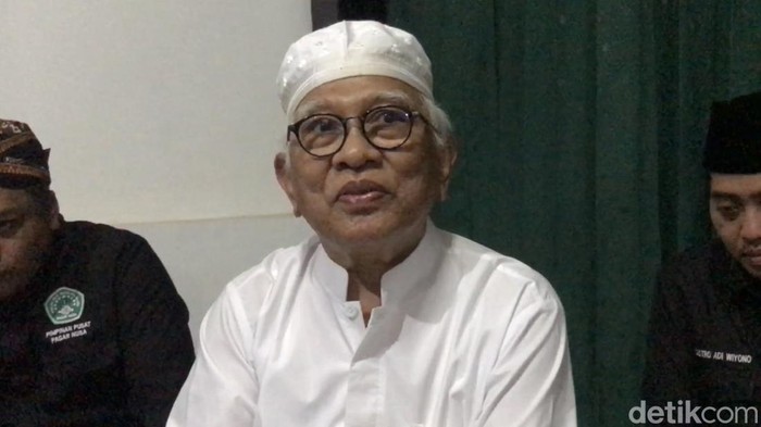 KH Ahmad Mustofa Bisri atau Gus Mus, Sabtu (28/1/2023).