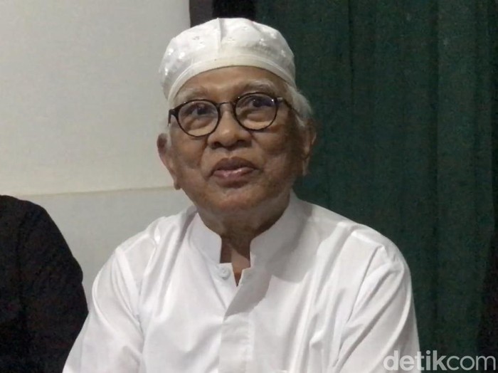 KH Ahmad Mustofa Bisri atau Gus Mus, Sabtu (28/1/2023).