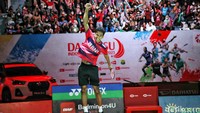 Dengan demikian, tuan rumah dipastikan merebut satu gelar di tunggal putra Indonesia Masters 2023, pertama sejak 2020.