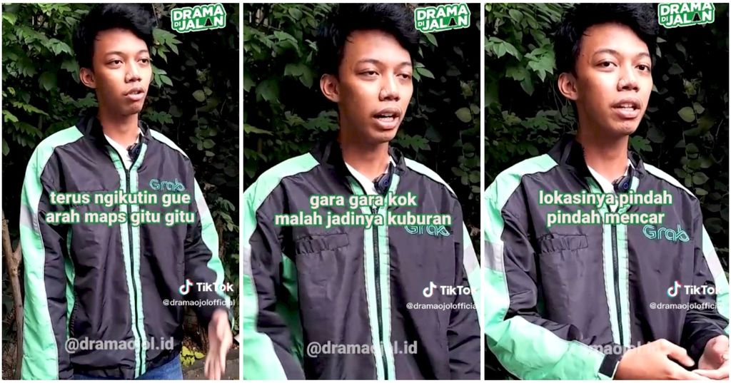 Ngeri! Antar Pecel Lele, Pengemudi Ojol Ini Nyasar Masuk Kuburan