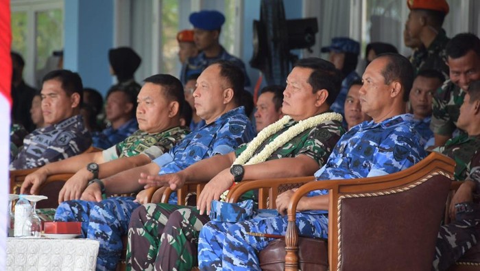 Panglima TNI Laksamana Yudo Margono bersama KSAD Jenderal TNI Dudung Abdurachman, KSAU Marsekal TNI Fadjar Prasetyo dan KSAL Laksamana Muhammad Ali (Dok. Istimewa)