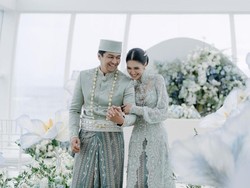 6 Foto Mikha Tambayong Menikah dengan Deva Mahenra, Pakai Gaun Milik Ibu