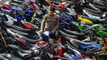 Polresta Padang Amankan 100 Motor Berknalpot Brong